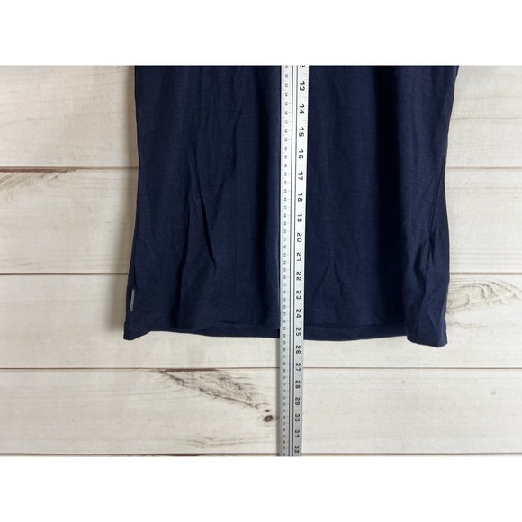 ICEBREAKER Tee Womens M Blue 100% Merino 150 Short Sleeve Co Logo NWT - Picture 8 of 10